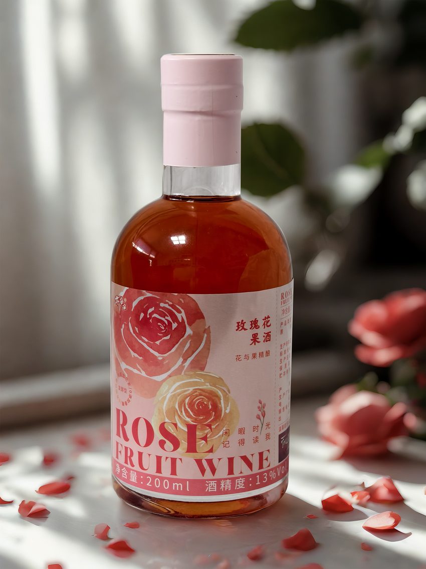 南充玫瑰花果酒