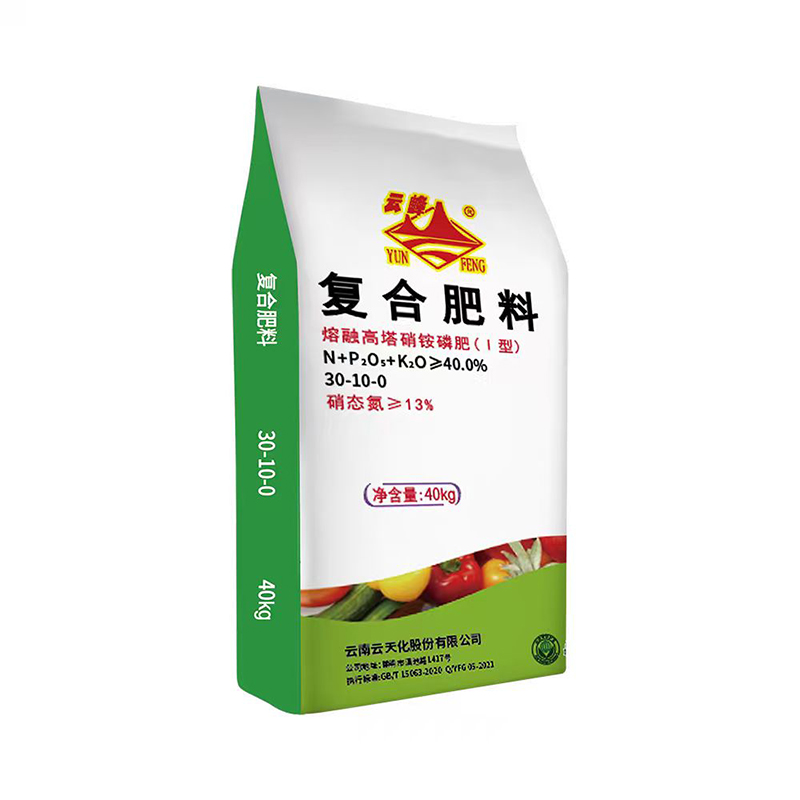 云峰总养分:N+P2O5+K2O≥40%配合式:30-10-025kg/袋