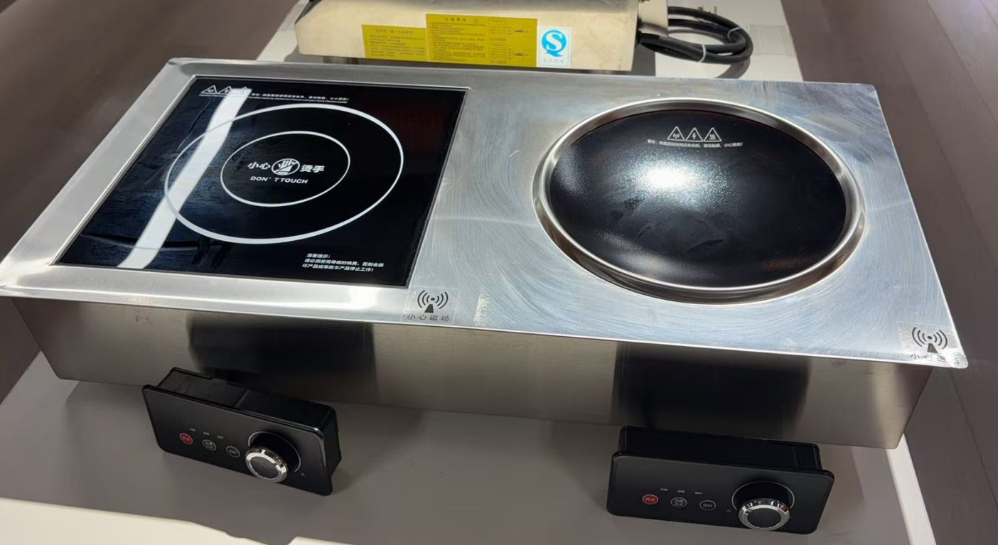 Q-3500TC 嵌入式双头汤炒炉