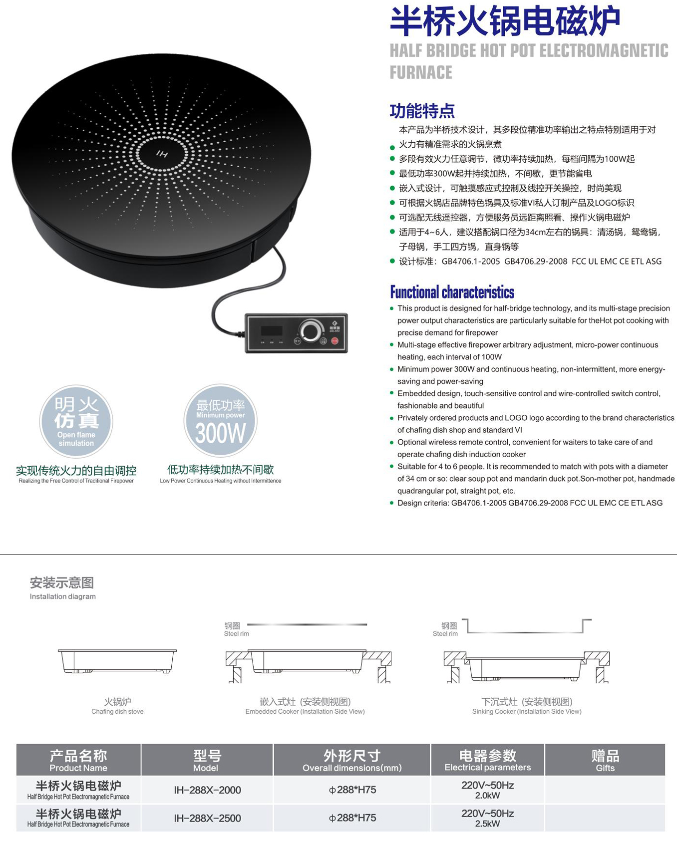 半桥火锅电磁炉 详情