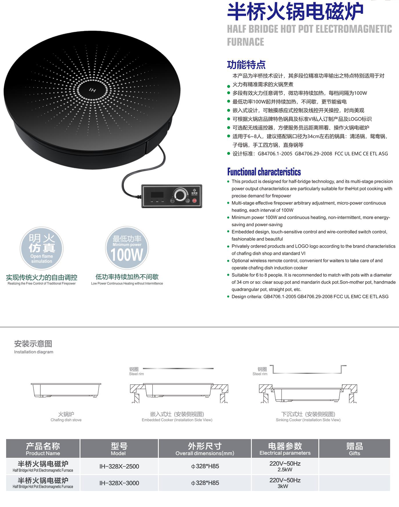 半桥火锅电磁炉 详情