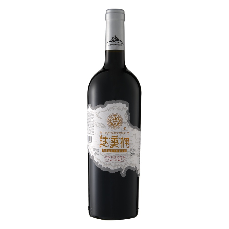达美拥铂金纪念版干红葡萄酒 酒瓶