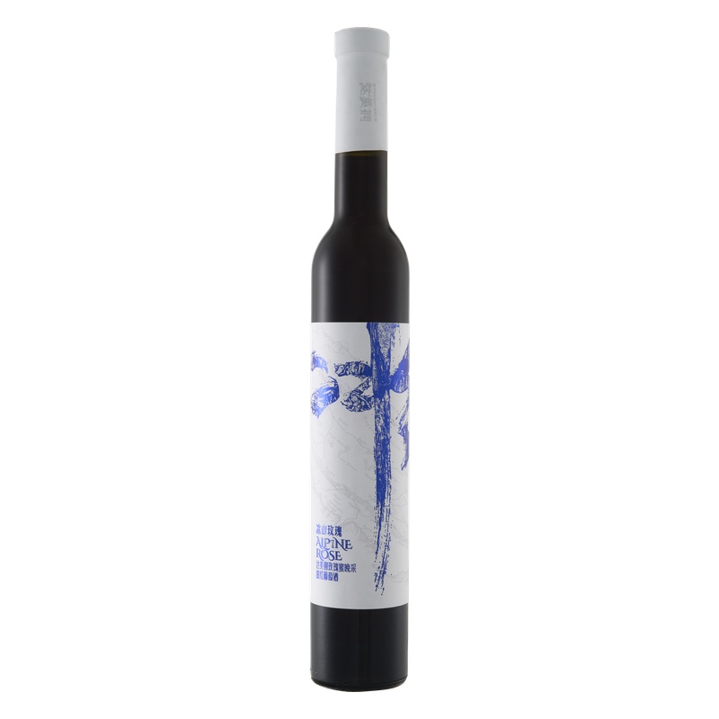 达美拥冰山玫瑰玫瑰蜜晚采甜型葡萄酒 酒瓶