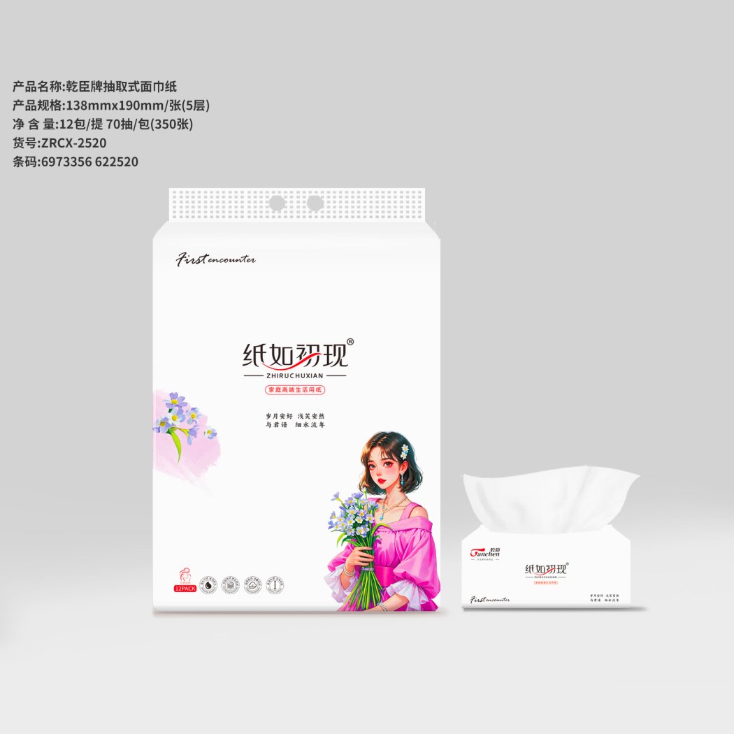 乾臣138抽纸12包装（6973356622520）
