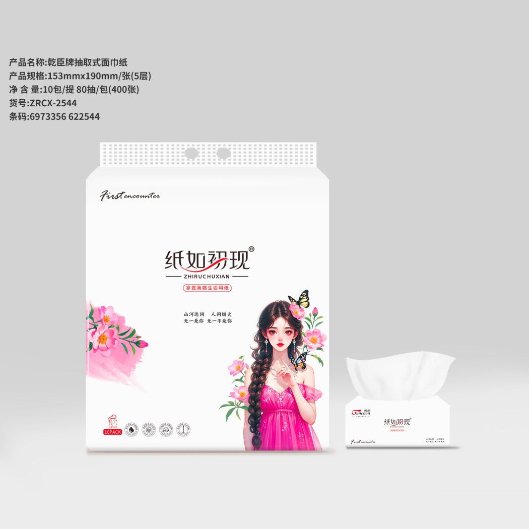 乾臣153抽纸10包装（6973356622544）
