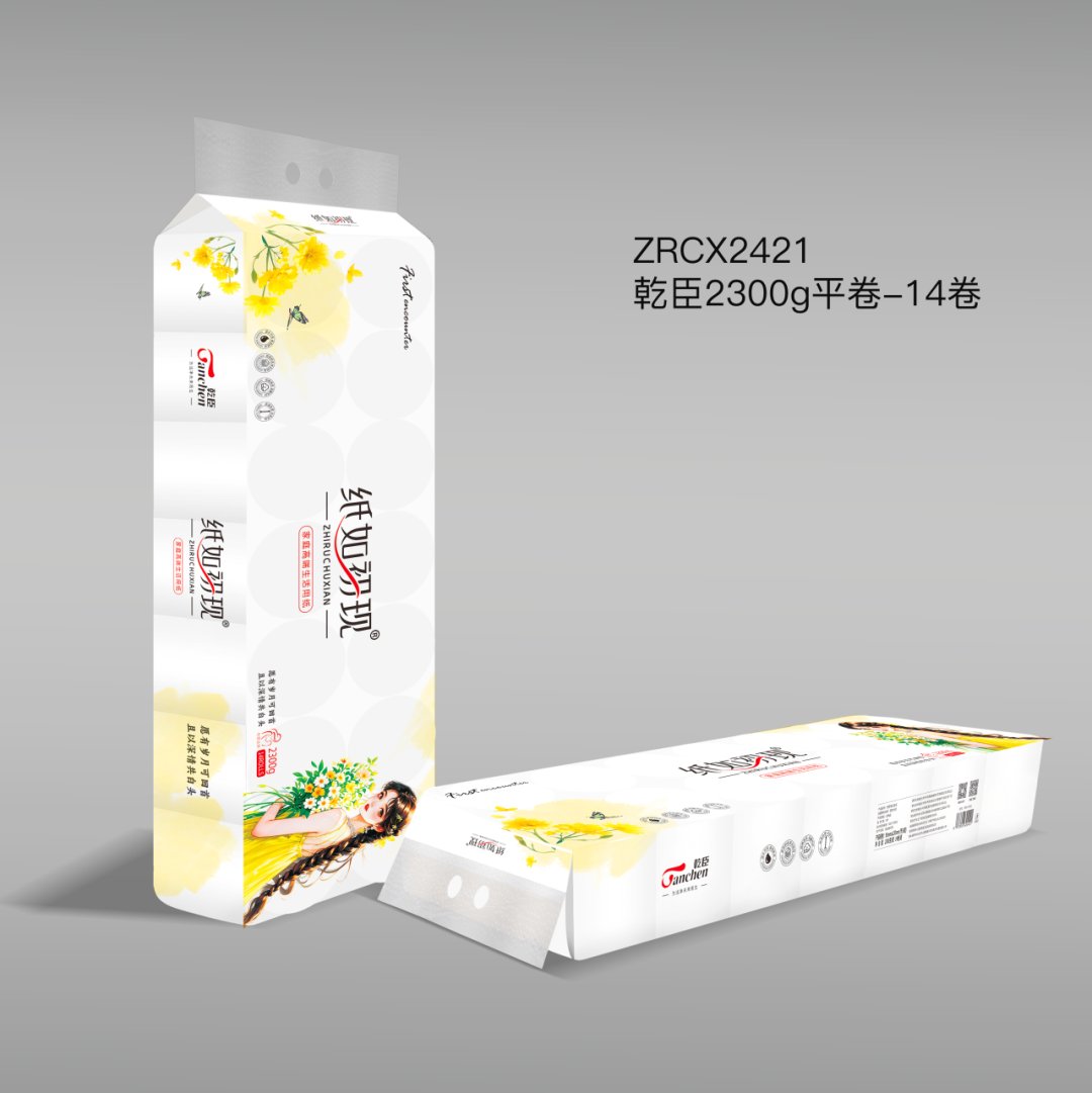 乾臣2300g平卷12卷（6973356622421）