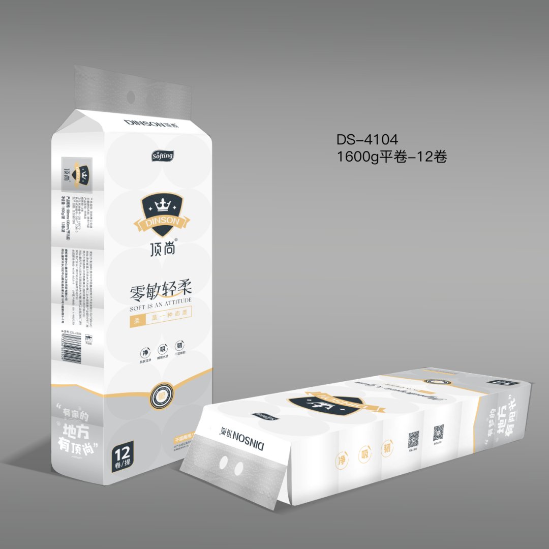 顶尚1600克平卷12卷（6973356624104）