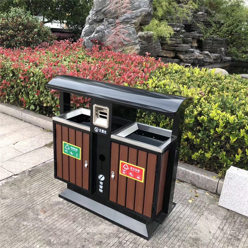 护山河-钢木分类果皮箱-03