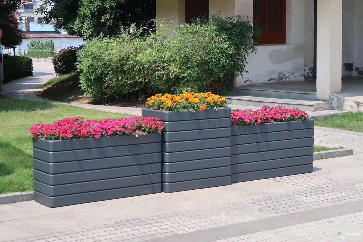 铝合金花箱_道路隔离花箱