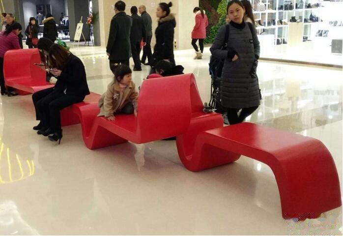 玻璃钢休闲椅/商场休闲椅