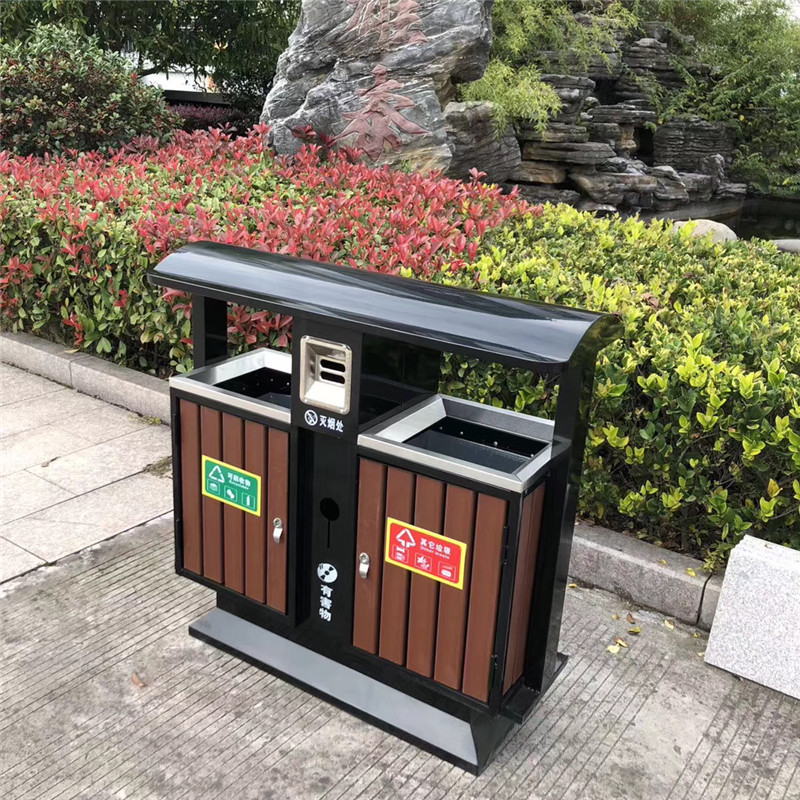 护山河-钢木分类果皮箱-03