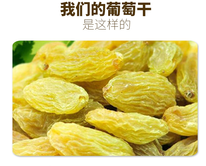 新疆特产白葡萄干500g (2)